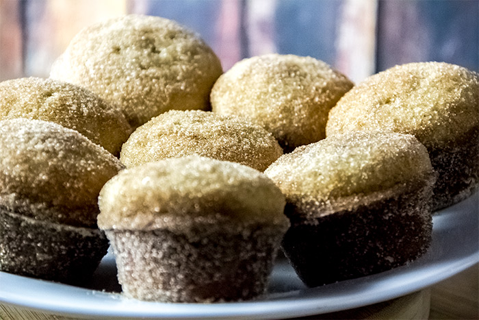 Sugar Coated Apple Muffins