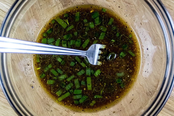 Scallion and Honey Vinaigrette