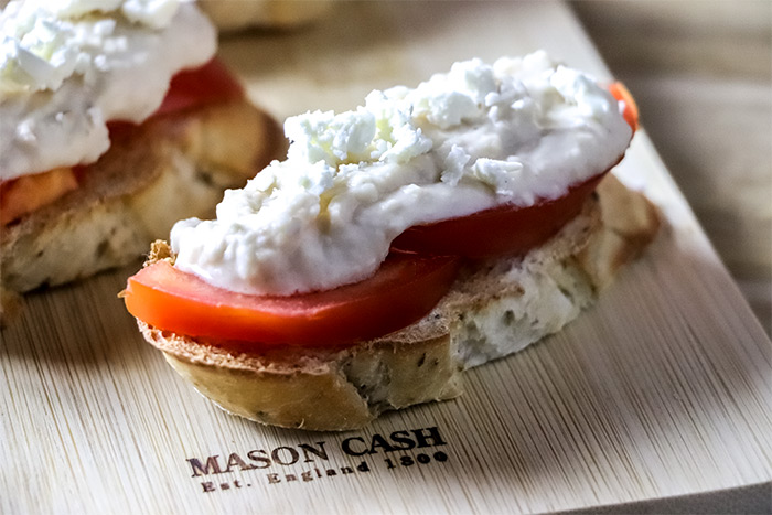 White Bean Dip on Bread