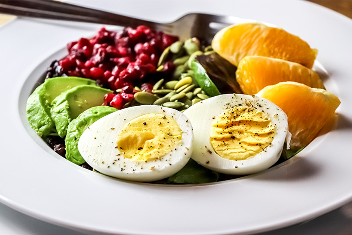 Avocado, Orange, Pomegranate & Black Rice Buddha Bowl Recipe