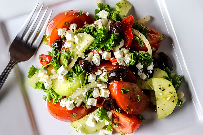 Country-Style Greek Salad Recipe