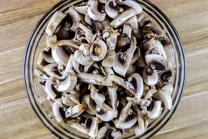 Chopped Mushrooms