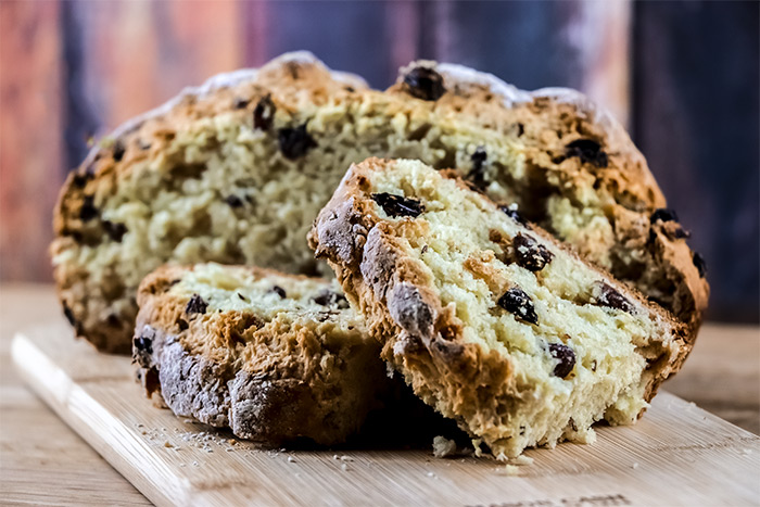 Soda Bread on Cutting Board