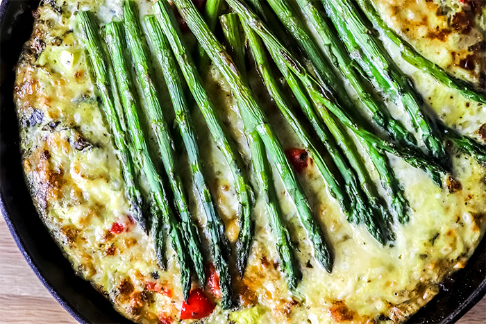 Asparagus & Italian Vegetable Frittata Recipe