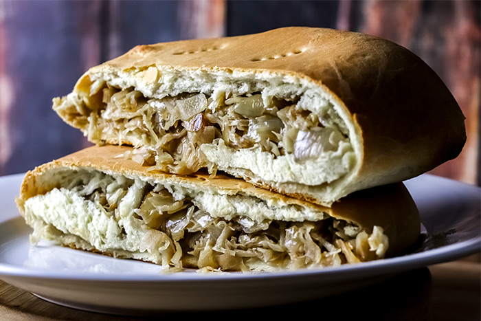 Sauerkraut Pie Halves