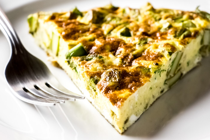 Asparagus & Goat Cheese Frittata Recipe