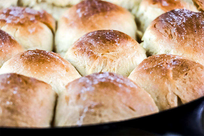 Buttermilk Cast Iron Skillet Dinner Rolls Recipe