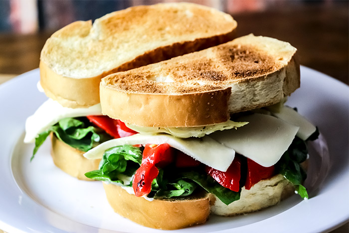 Two Veggie Sandwiches