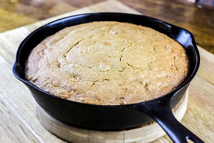 Skillet Cookie Fresh Out of the Oven
