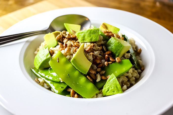 Barley Salad with Yogurt & Avocado