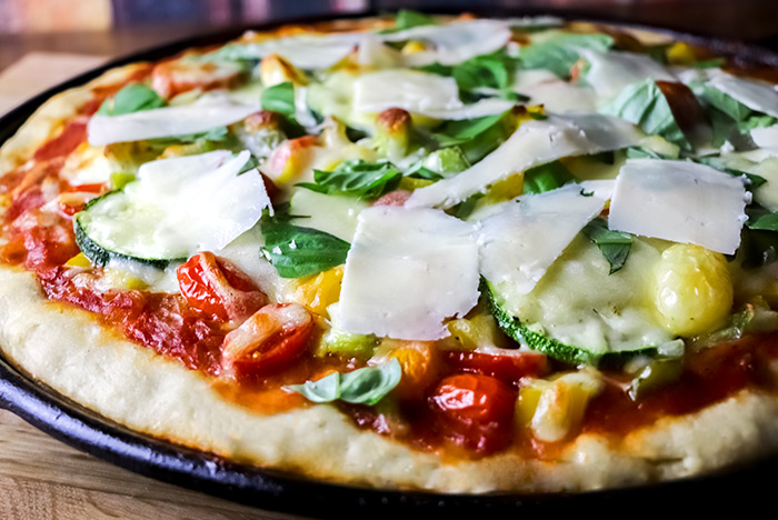 Vegetarian Zucchini Pizza