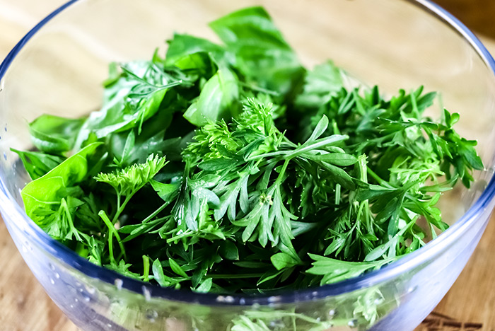 Fresh Basil & Parsley