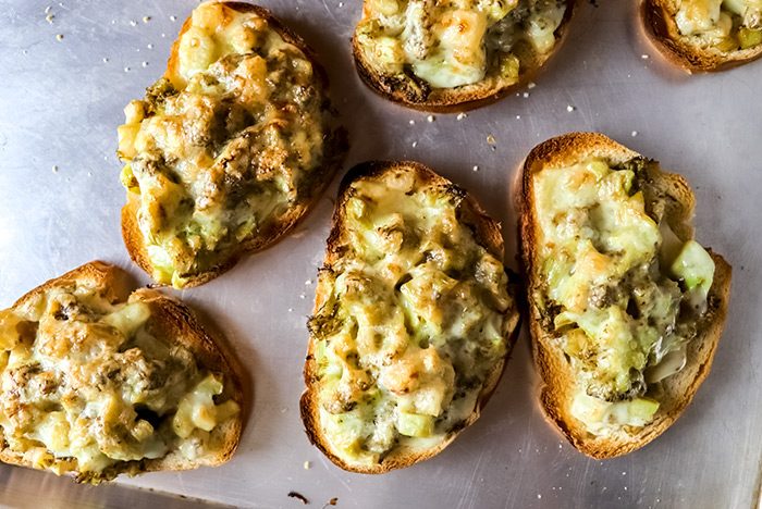 Broccoli Melts on Toast