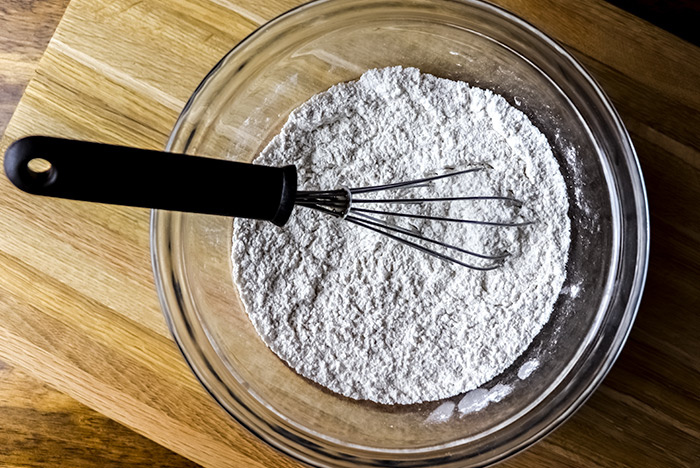 Dry Ingredients for Homemade Pancakes