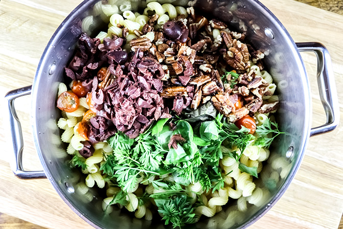 Pasta Mixture in Large Pot