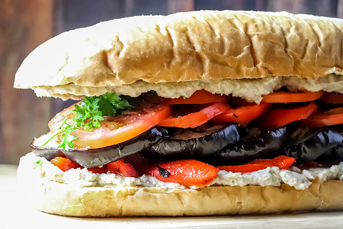 Rustic Italian Eggplant Sandwich Recipe