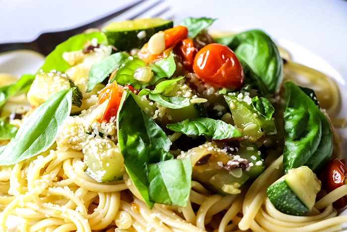 Spaghetti with Zucchinis