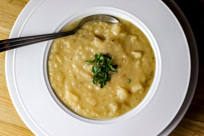Celeriac, Fennel & Apple Chowder