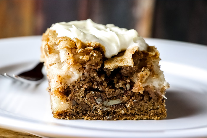 Piece of German Apple Cake