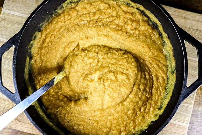 Vegetable Soup in Large Lodge Cast Iron Dutch Oven