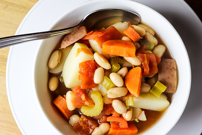 Bean, Carrot & Potato Soup