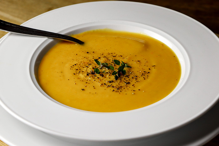 Butternut Squash Soup Serving