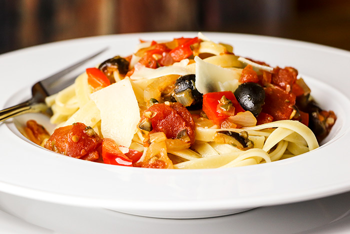 Fettuccini with Capers