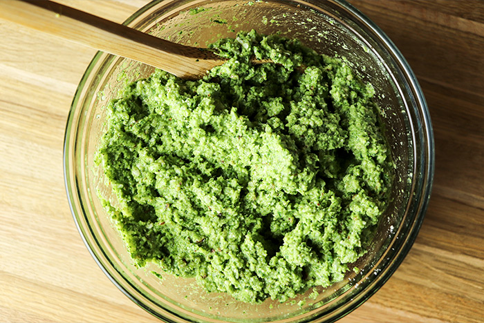 Broccoli Pesto in Bowl