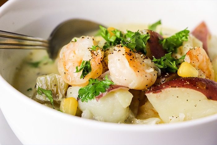 Seafood Chowder in Bowl