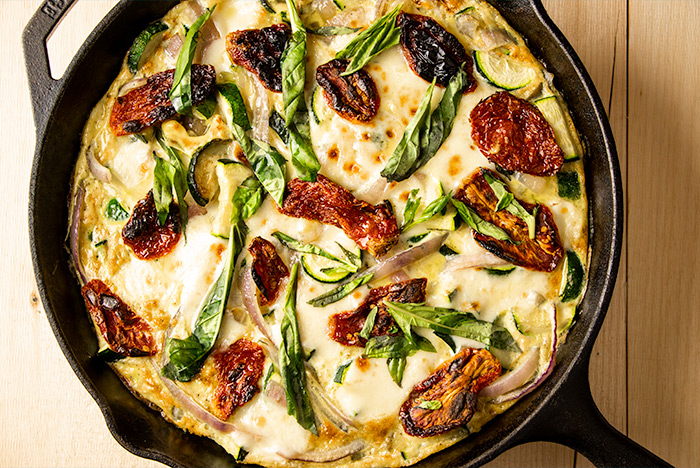 Tomato & Basil Frittata