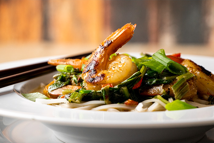 Fried Shrimp with Rice Noodles