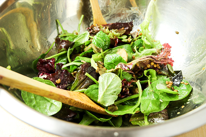Tossed Salad in Large Bowl