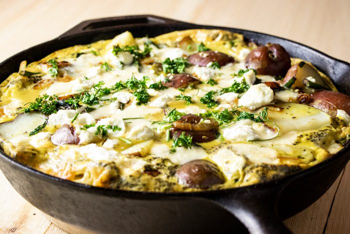 Goat Cheese Frittata