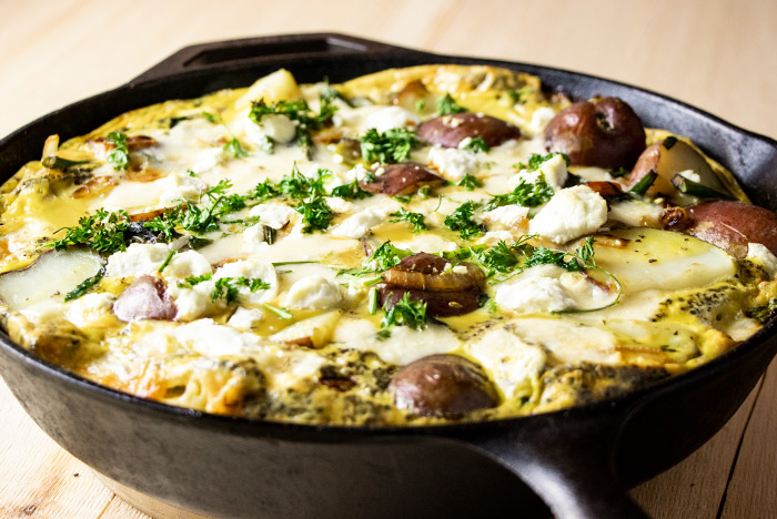 Goat Cheese Frittata