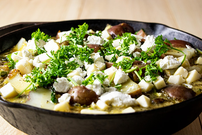 Raw Frittata Ingredients