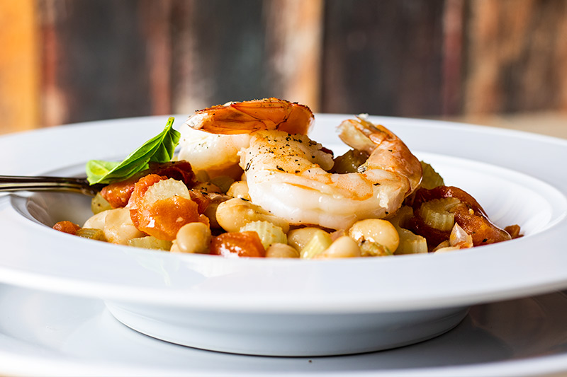 White Bean & Shrimp Salad