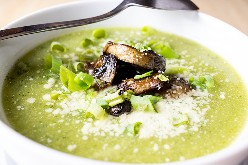 Cream of Zucchini & Mushroom Soup Recipe