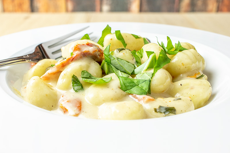 Gnocchi with Fresh Basil