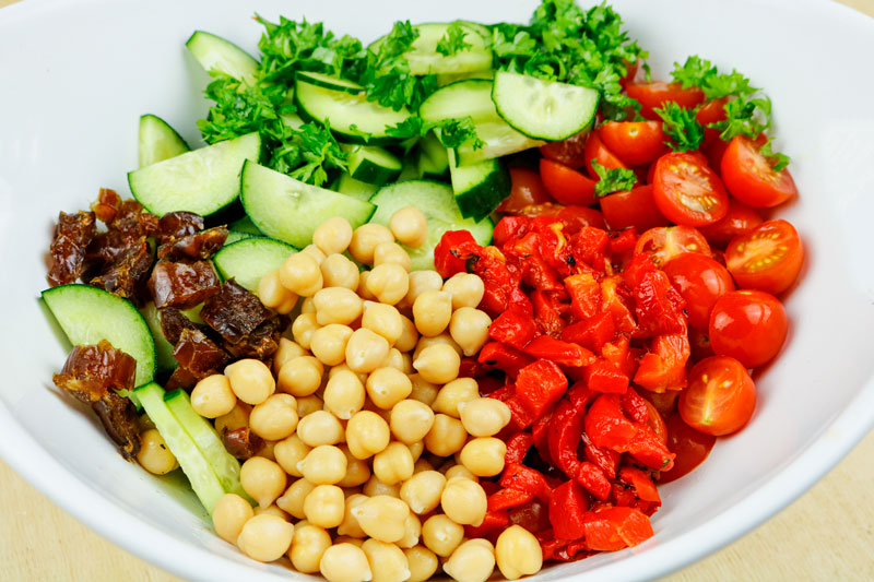 Fresh Mixed Ingredients