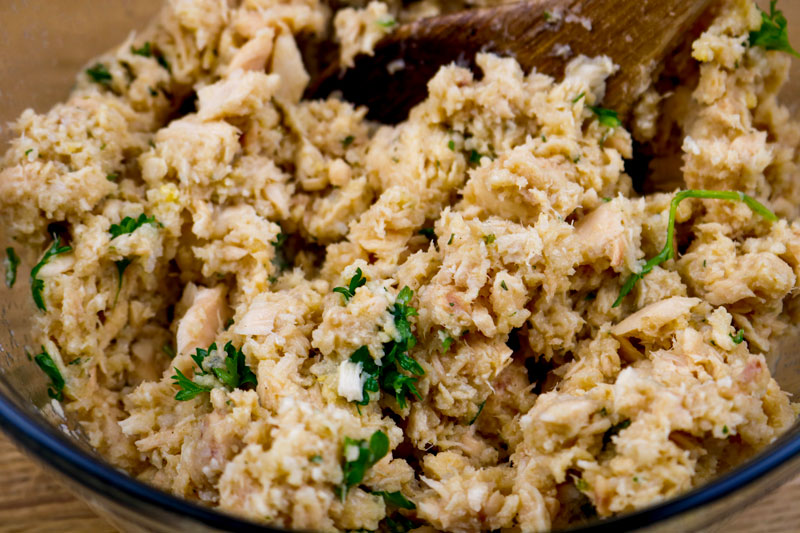 Salmon Mixture For Burgers