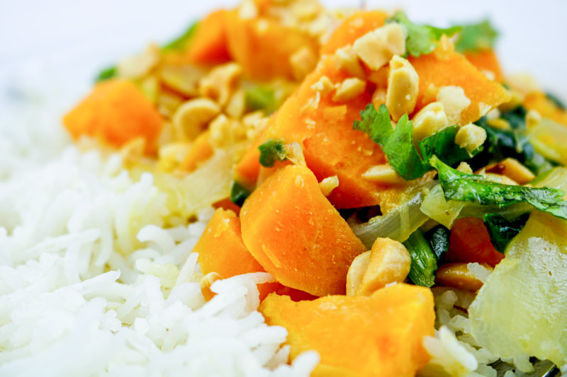 Closeup Of Curry Dish