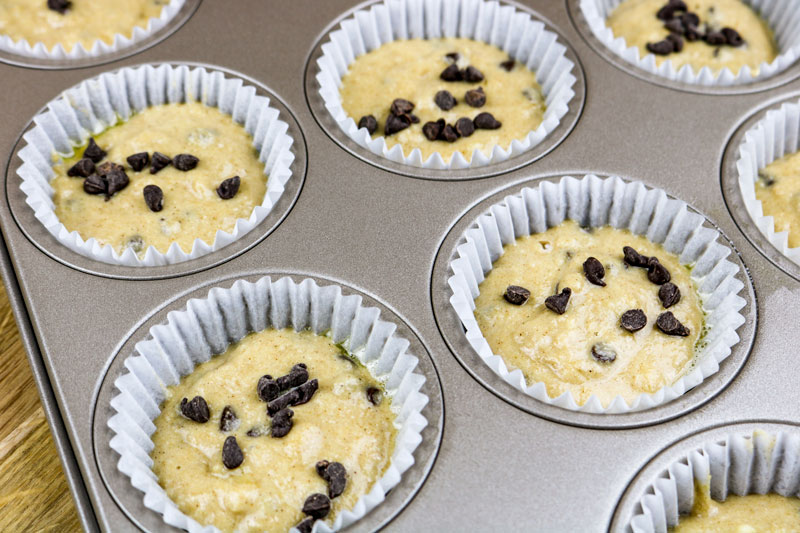 Muffins Ready For Baking