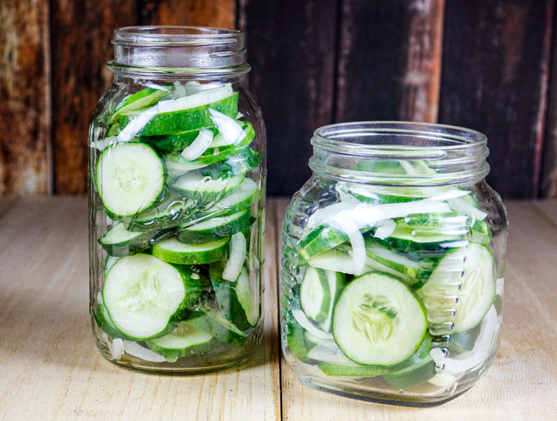 Jarred Pickles And Onions