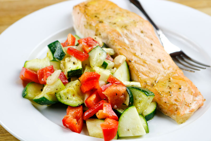 Salmon And Bean Salad