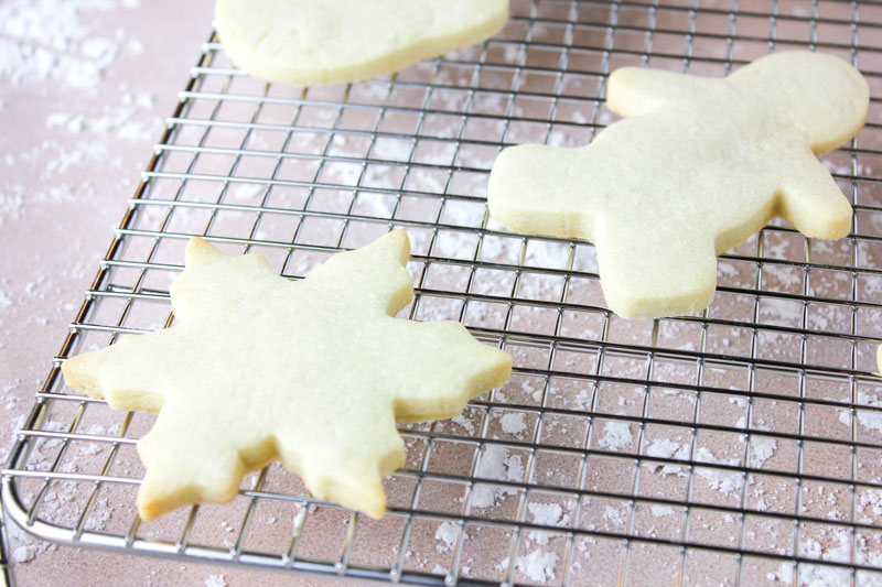 Cookies Cooling On A Cooling Rack