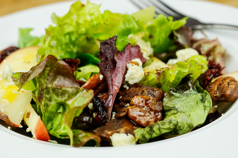 Salad With Sliced Apples