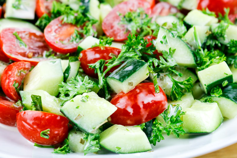 Freshly Cut Vegetables