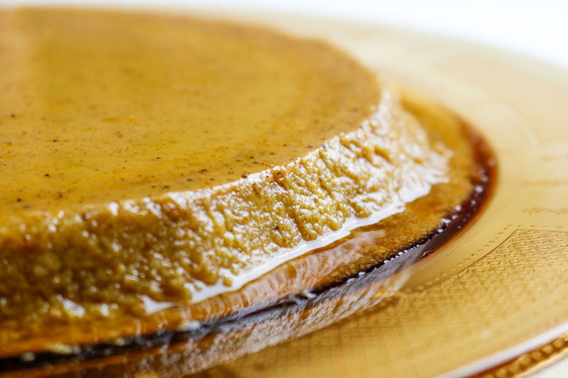 A Freshly Made Flan
