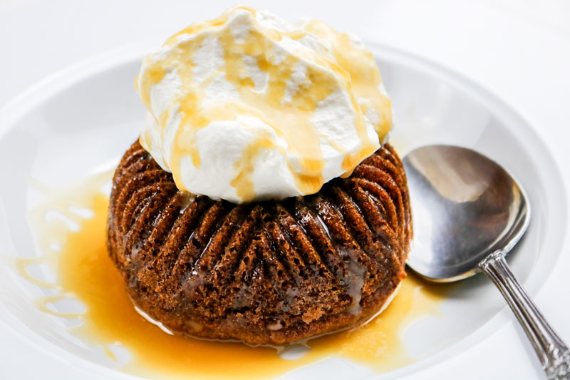 Pudding With Whipped Cream