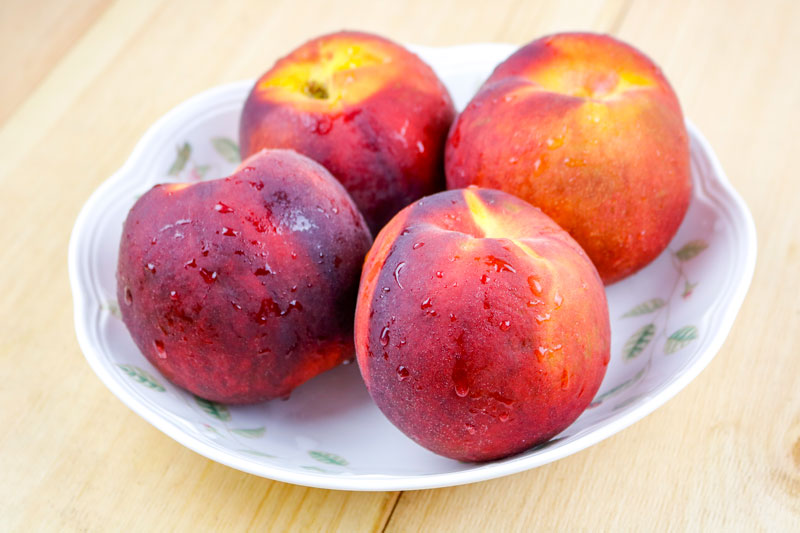 Freshly Washed Peaches-8-19